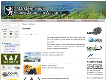 Tablet Screenshot of koenigsbrunn.at